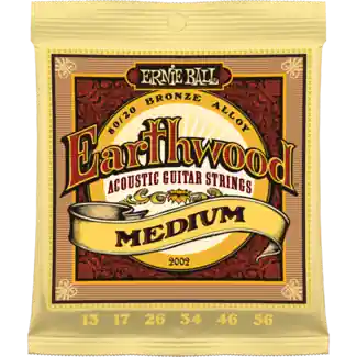 Ernie Ball 2002 Earthwood Bronze Medium 13-56 akusztikus gitárhúr Legnépszerűbb