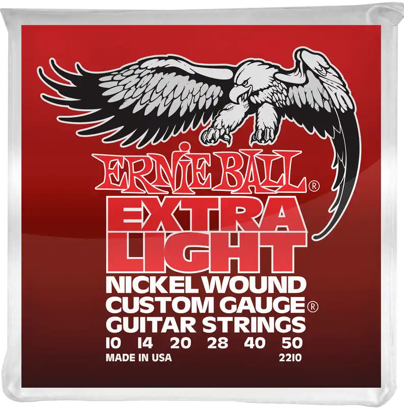 Ernie Ball 2210 Extra Light Wound G 10-50 elektromos gitárhúr Csak ma