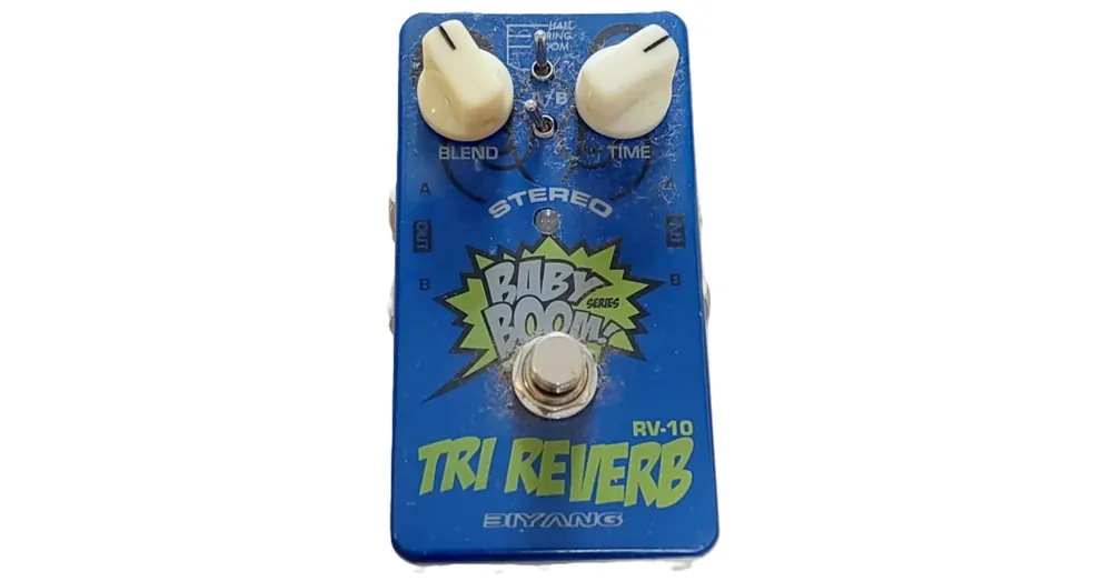 Biyang Tri RV-10 Stereo reverb pedál (Használt cikk) Gyors kiszállítás