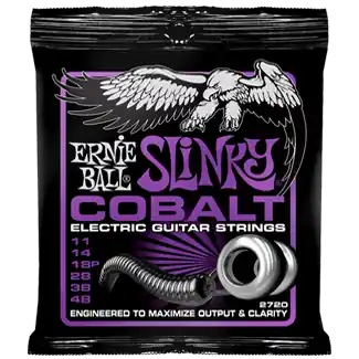 Ernie Ball 2720 Cobalt Power Slinky 11-48 elektromos gitárhúr Vásárlói kedvenc
