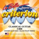 LaBella C 800 Medium Black 028-043 klasszikus gitárhúr szett Expressz szállítás