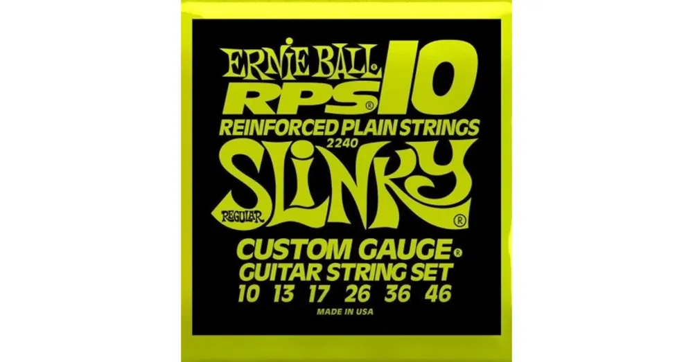 Expressz szállítás Ernie Ball 2240 RPS Regular Slinky 010-046 elektromos gitárhúr szett