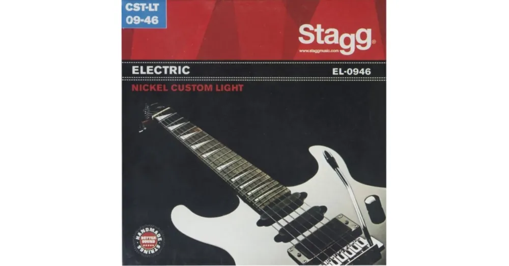 Stagg EL-0946Nikkel Custom Light elektromos húr szett Újdonság