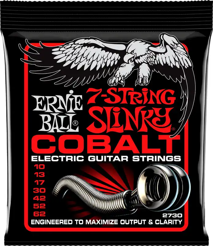 Korlátozott ajánlat Ernie Ball 2730 Cobalt 7 Regular Slinky 10-62 elektromos gitárhúr