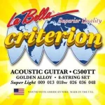Expressz kézbesítés La Bella Criterion C500TT 009-048 Super-Light akusztikus gitárhúr szett