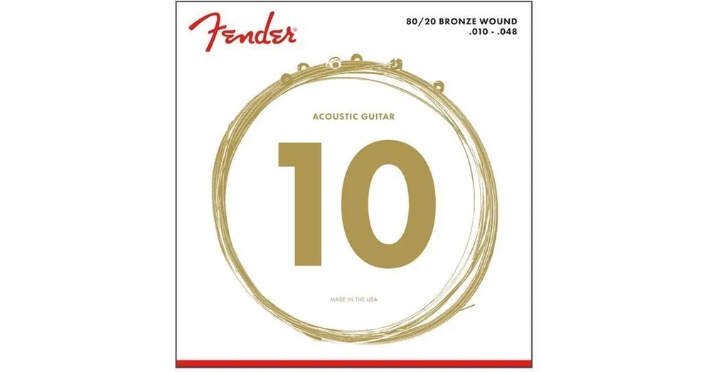 Prémium Fender 70 Bronze-Ball XL 10-48 Extra Lighthúrszett akusztikus húr szett