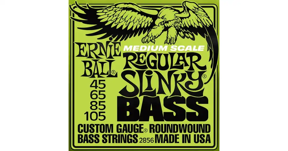 Ernie Ball 2856 Regular Medium Slinky 045-105 basszusgitár húrszett Nézd meg most