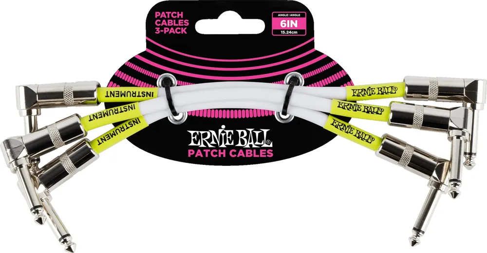 Végkiárusítás Ernie Ball 6051 15cm fehér patchkábel