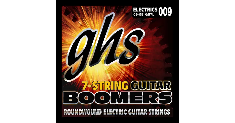 Azonnali szállítás GHS GB7L Boomers extra Light 009-058 7 húros elektromos gitárhúr szett