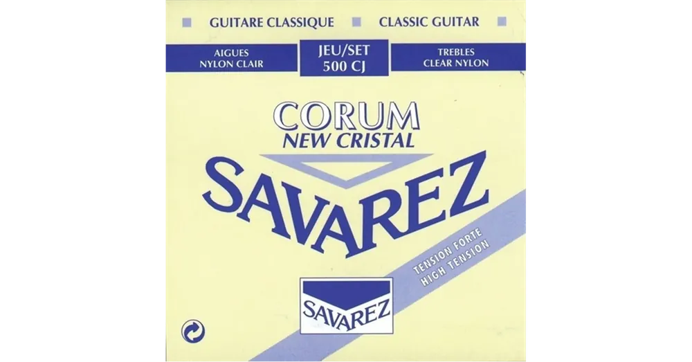 Szuper akció Savarez 500CJ Cristal Corum 030" / 044" Round Wound Hard klasszikus gitárhúr szett