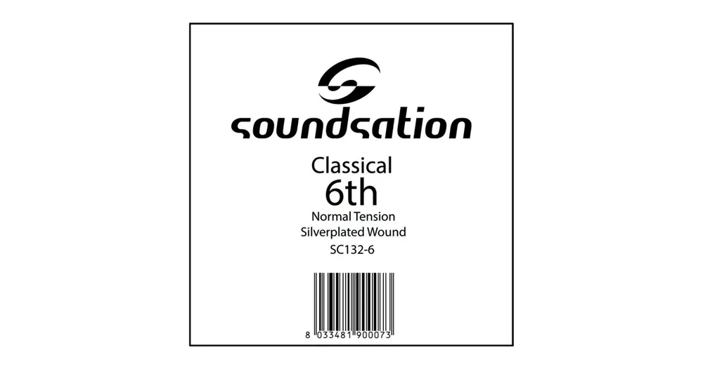 Ingyenes szállítás Soundsation 6th SC132-6 klasszikus különálló nylon gitárhúr