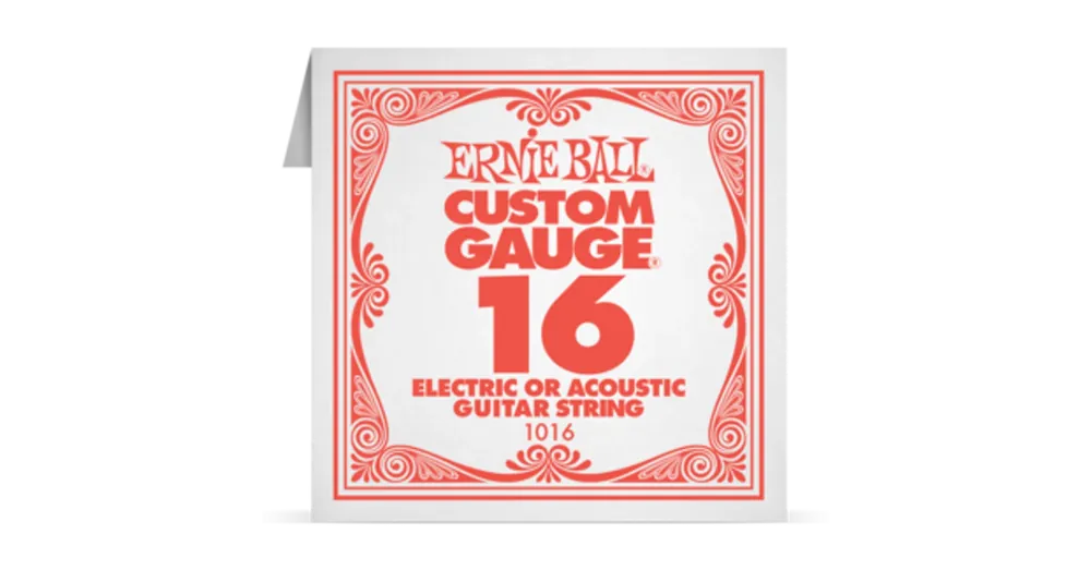 Ernie Ball Plain Steel 016 különálló elektromos - akusztikus gitárhúr Kihagyhatatlan ajánlat