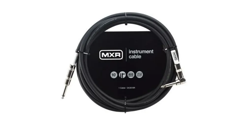 Dunlop MXR DCIS10R Fekete 6,3mm Egyenes - 6,3mm Pipa mono kábel 3m Legjobb ár