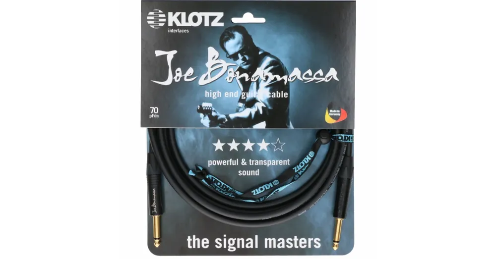 Utolsó esély Klotz JBNPP030 Joe Bonamassa high end gitárkábel jack-jack dugókkal, 3 m