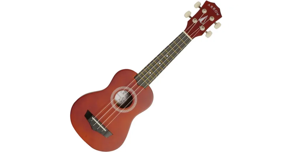 Akciós ár Arrow PB10 S Natural Dark Top szoprán ukulele tokkal