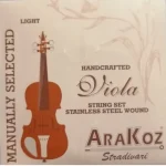 Korlátozott ajánlat ARAKOZ Stradivari Handcrafted Light brácsahúr készlet
