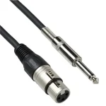 Bespeco BSMA100 mono Jack 6,3mm-XLR Mikrofonkábel 1m Ajánlat