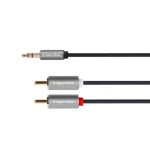 Gyors szállítás Krüger&Matz KM1217 3,5mm sztereó jack - 2RCA kábel 5m
