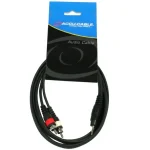 Accu-Cable 3,5 mm Jack St/2x RCA Audio cable 1,5 m Nézd meg most