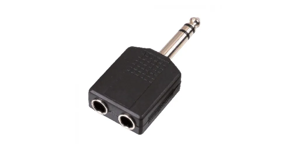 Soundsation SADA040-1 - 6.3mm Jack papa sztereo - 2x6.3mm Jack mama SZTEREO adapter Vedd meg most