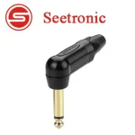 Végkiárusítás Seetronic SP2RX-BG aranyozott (fekete) Mono 6,3 pipa jack dugó