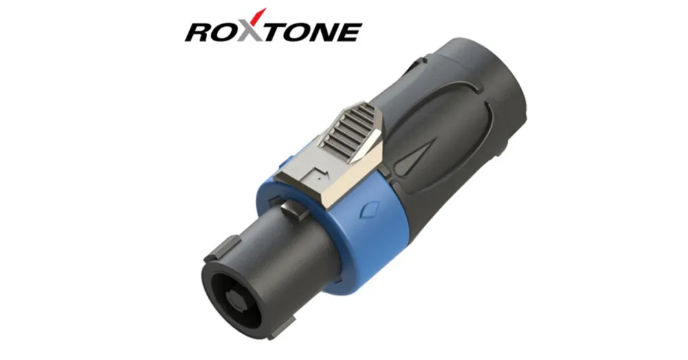 Outlet Roxtone RS4F-N Speakon lengő dugó, 4 pólusú
