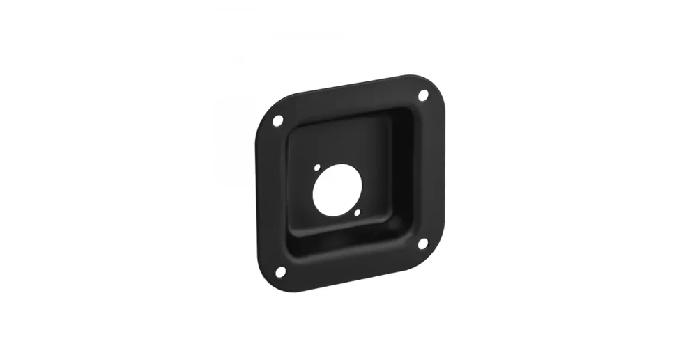 Adam Hall AH-87081BLK fekete, univerzális D-típusú csatlakozóhoz 65x65 mm/5 mm 1x XLR-D csatlakozó tálca Azonnal elérhető
