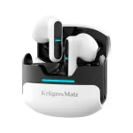 Akciós ár Krüger&Matz KMPM8-W fehér színű Sztereó bluetooth fülhallgató mikrofonnal