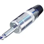 Biztonságos fizetés REAN NYS225 6,3 mm-es TS dugó