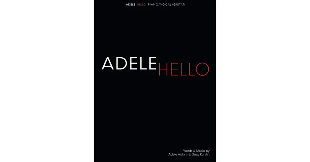 Vedd meg online Adkins, Adele: Adele - Hello (zongora-ének-gitár)