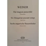 Weiner Hat magyar parasztdal zongorára Kedvezmény