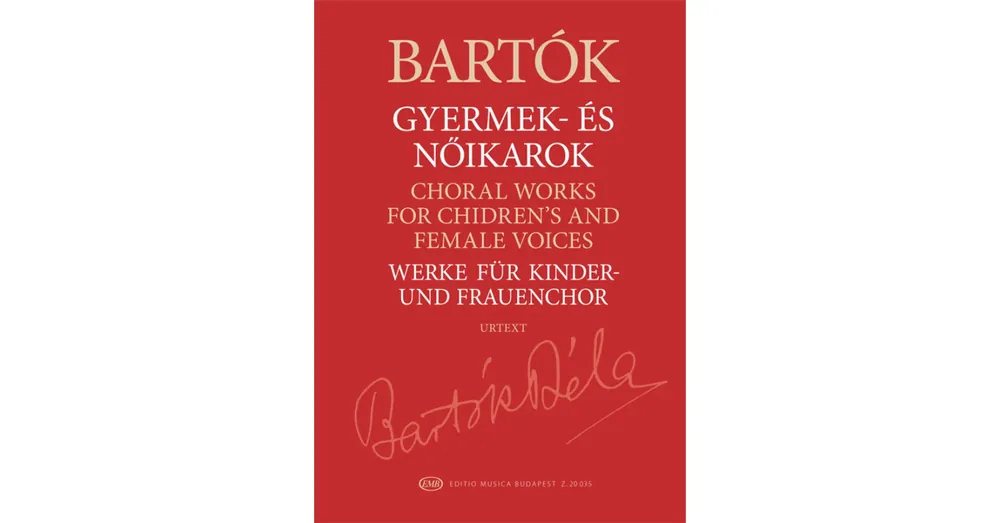 Ajánlat Szabó Miklós Bartók Béla Gyermek és nőikarok Urtext