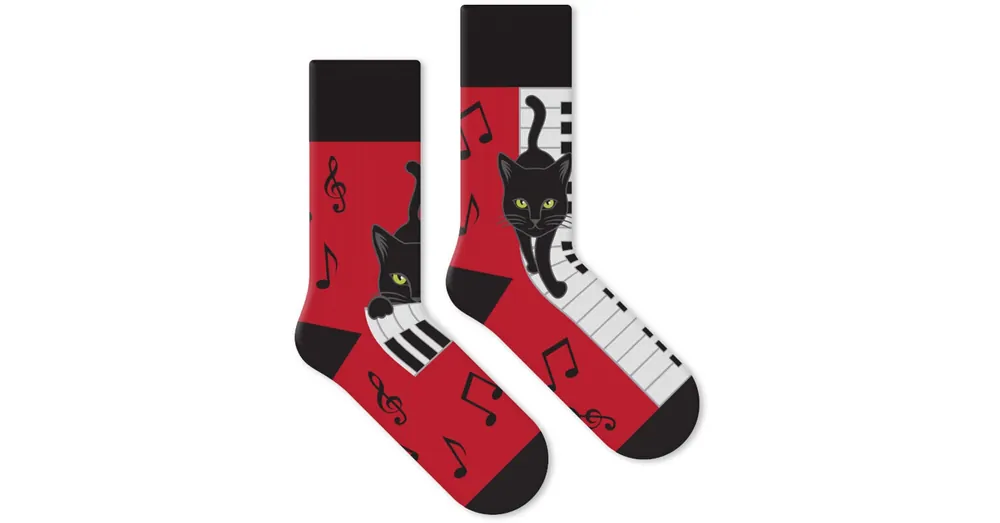 Soxx Piano Cat PIANO-CAT-39-42 zenei zokni Zenei ajándéktárgy Expressz kézbesítés