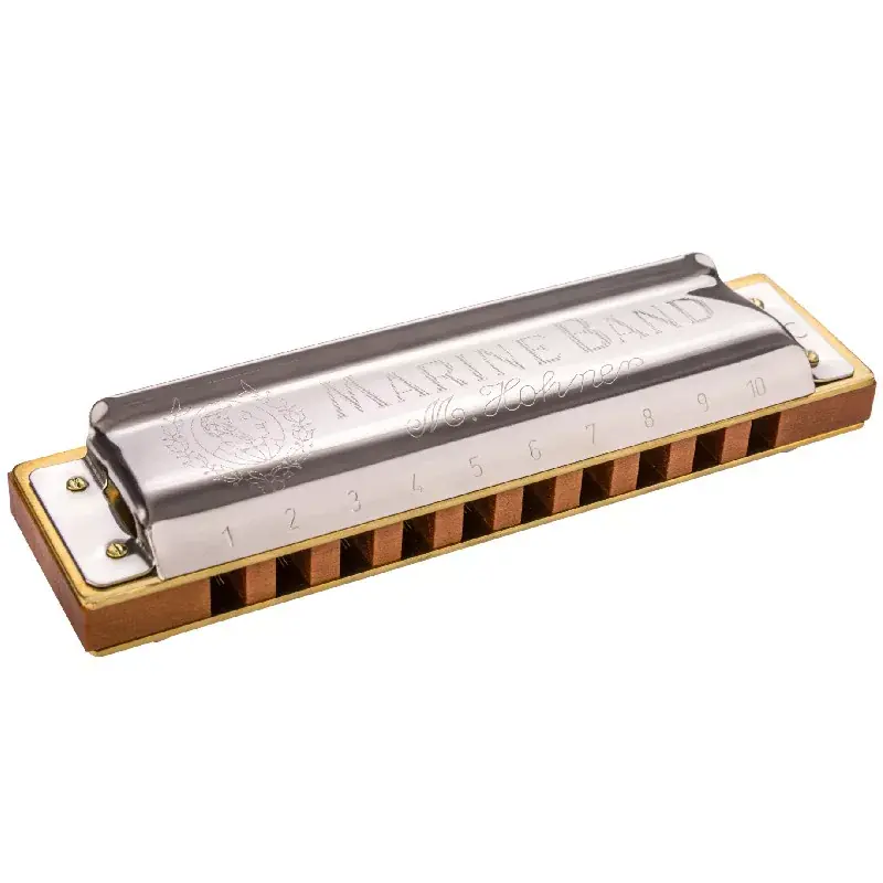 Hohner Marine Band 1896 szájharmonika, E Prémium