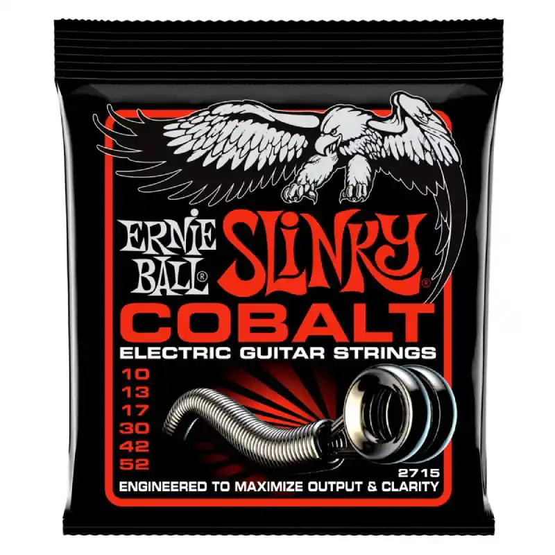 Vedd meg most Ernie Ball 2715 Cobalt Slinky 10-52 elektromos gitárhúr kész