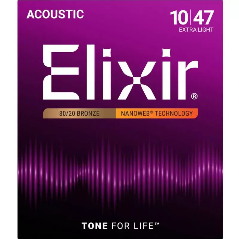 Ajánlat Elixir NANOWEB 11002 akusztikus, bronz gitárhúr készlet