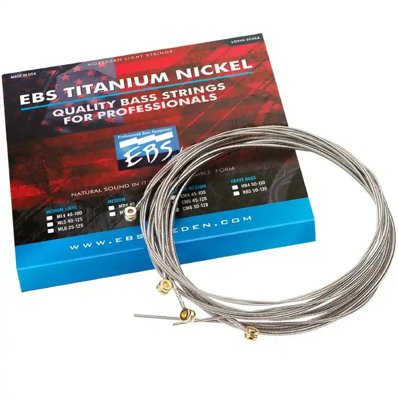 EBS US ML4 Titanium Nickel basszusgitár húr készlet 40-100 Legjobb ár