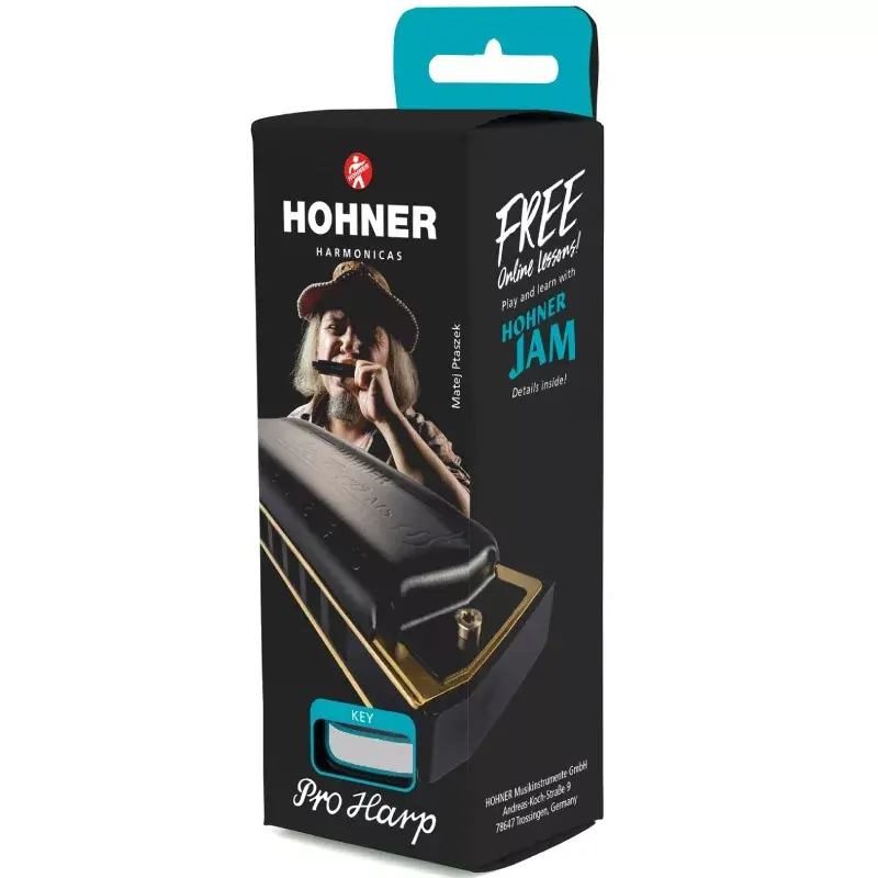 Azonnal elérhető Hohner Pro Harp szájharmonika G