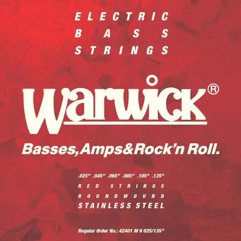 Warwick Basszushúrkészlet M6 Rozsdamentes Acél .025 .045 .06 Vedd meg most