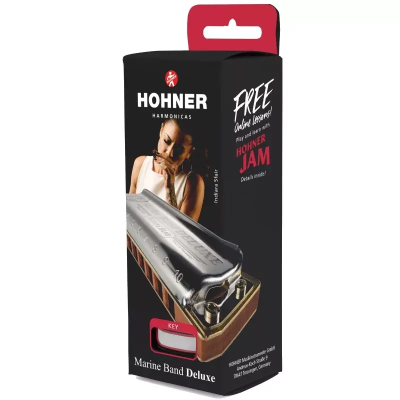 Nézd meg most Hohner Marine Band Deluxe szájharmonika Db