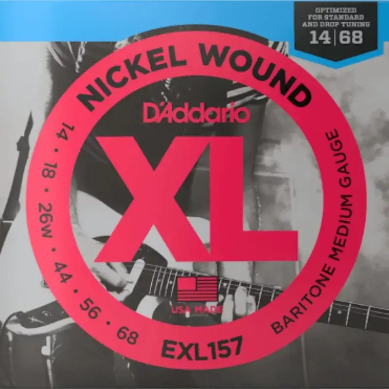 Utolsó esély D'Addario EXL157 Nickel Wound Baritone 14-68 elektromos
