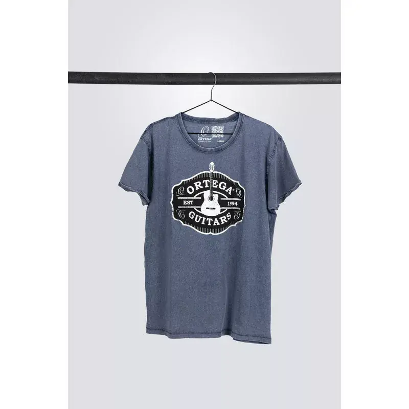 ORTEGA OTS4-VBL-XXL Americana gitár póló, kék, XXL Végkiárusítás