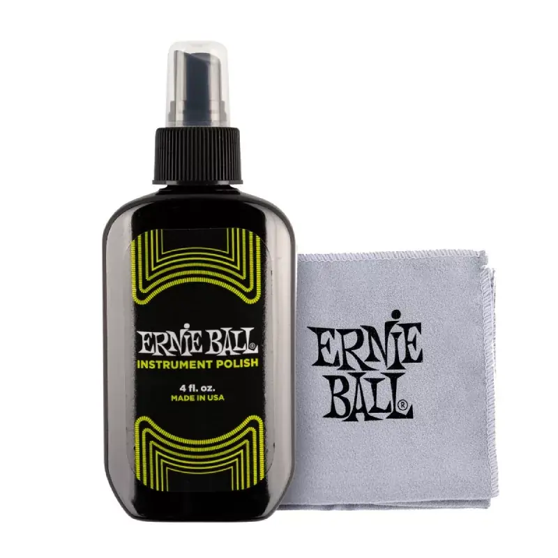 Ernie Ball 4222 gitár ápoló, polírozó készlet, kendővel Legnépszerűbb