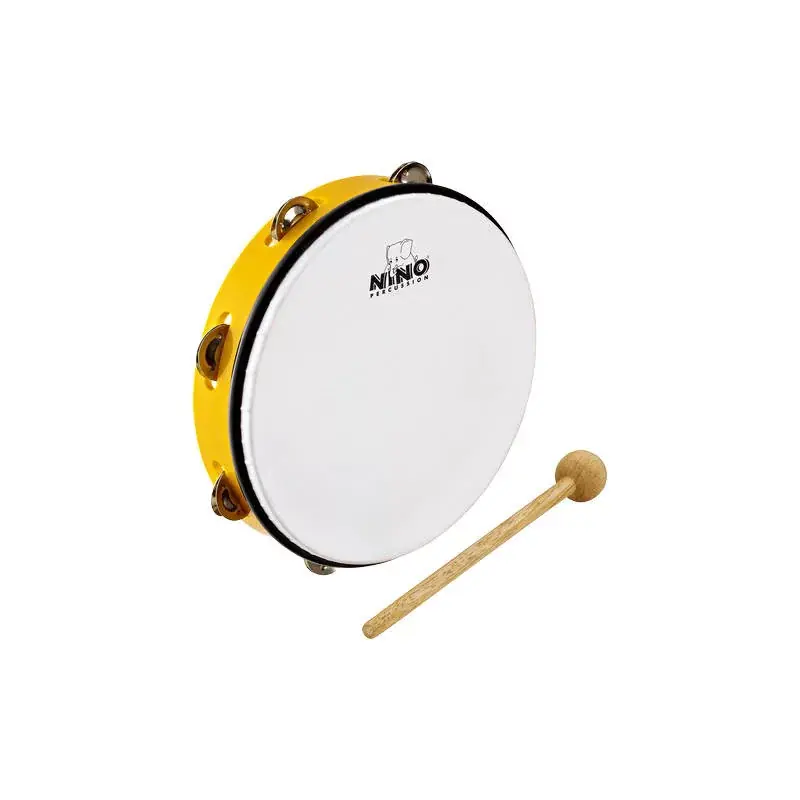 Vedd meg most NINO Percussion NINO24Y 10" műanyag tamburin sárga
