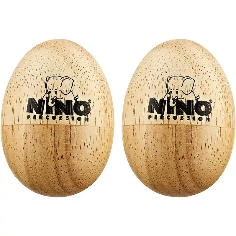 NINO Percussion NINO562-2 fa tojás shaker (2 darabos szett) Vásárlói kedvenc