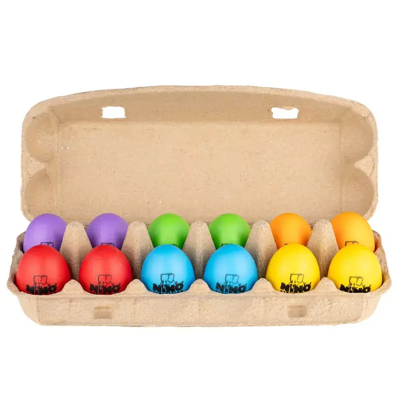 Vásárlói kedvenc NINO Percussion NINOSET19 halk hangú tojás shaker szett