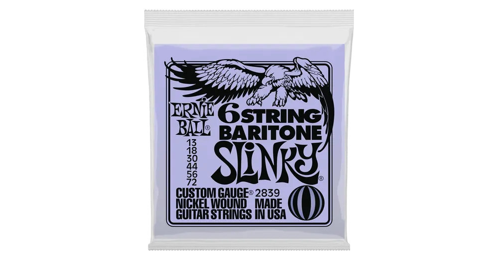 Bariton gitár húrkészlet Ernie Ball nickel wound slinky 13-72 Biztonságos vásárlás