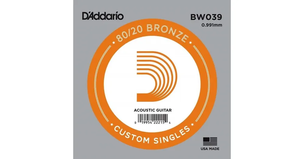 Különleges ajánlat Akusztikusgitár húr darab D'Addario BW039