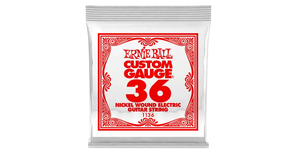 Elektromosgitár húr darab, Ernie Ball nickel wound0,36 Különleges ajánlat