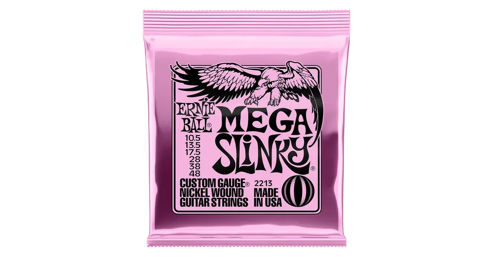 Elektromosgitár húrkészlet Ernie Ball mega slinky 10,5-48 Szezonális akció